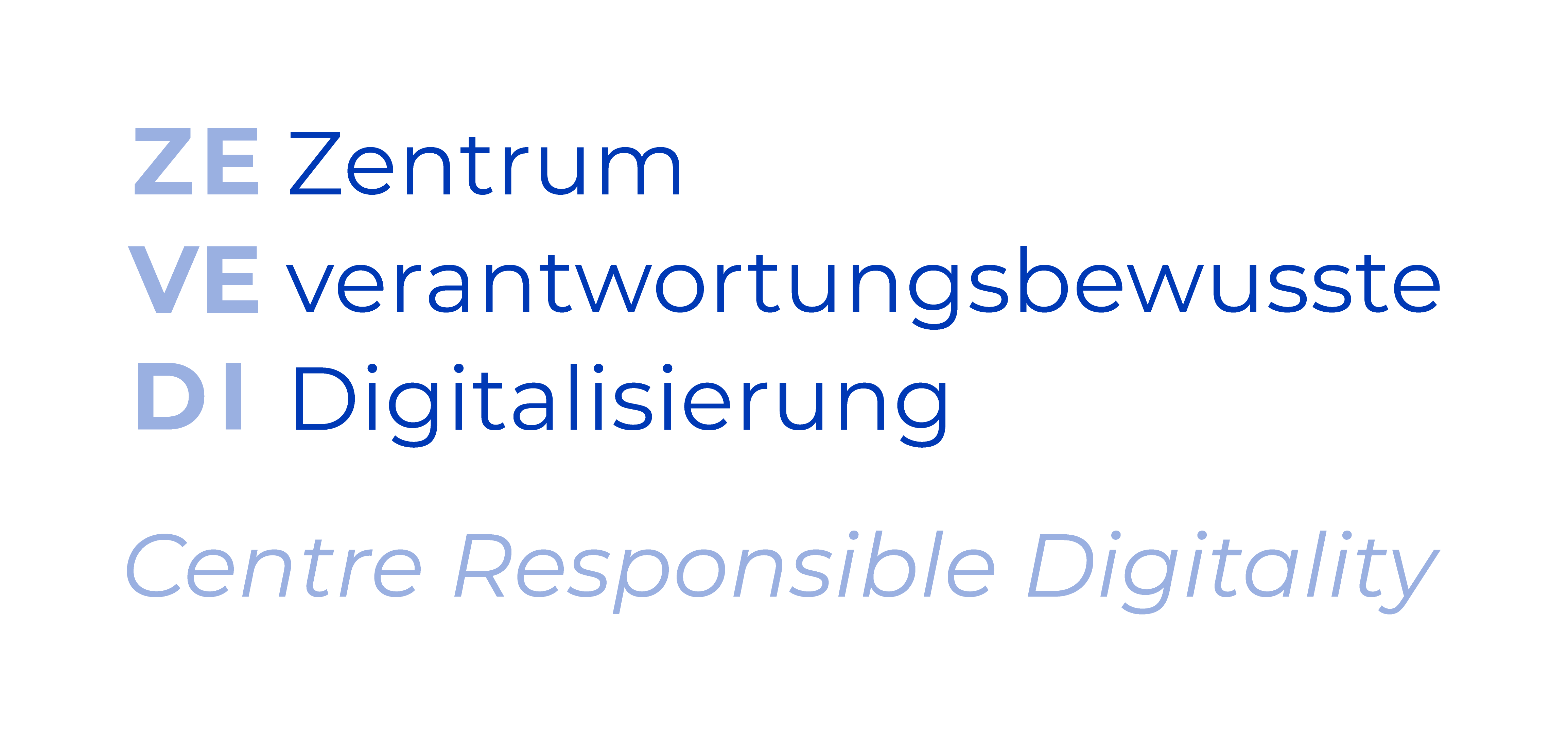 Das Logo des Zentrum verantwortungsbewusste Digitalisierung (ZEVEDI)